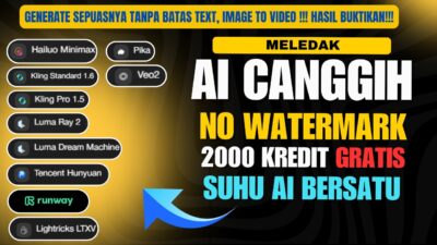 Cara Mendapatkan 2000 Kredit Gratis untuk Coba Generator Video AI Tanpa Repot